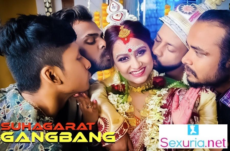 Star Sudipa - Indian Wifes 1st Suhagarat Gangbang With Four Men UltraHD/4K 2160p