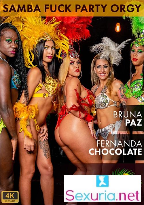 Samba Fuck Party Orgy - Bruna Paz & Fernanda Chocolate - 720p