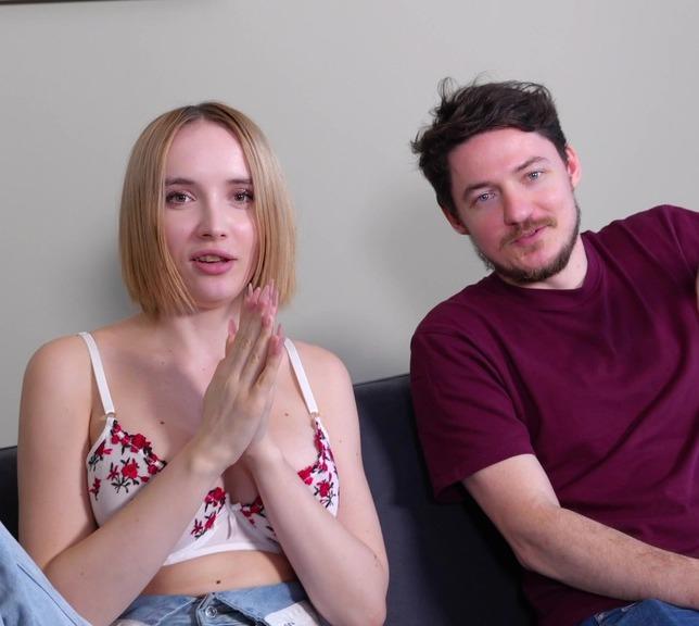 Polly Yangs - Do you really want this? Cuckold hubby watching his Young Wife get Fucked in the Anal Casting! FullHD 1080p/HD 720p