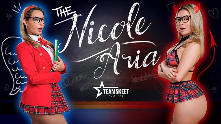 Nicole Aria - August Spotlight: Ready to Go Back to School? Nicole's Fucking Lessons Are in Session FullHD 1080p/HD 720p