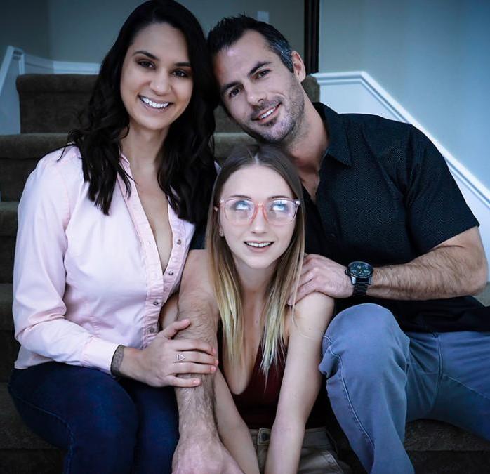 Macy Meadows, Alexis Zara - Lonely Foster Daughter Offers Her Body - SD/1080p