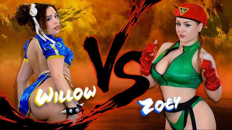 Willow Ryder, Zoey Uso - Willow Ryder vs Zoey Uso! Fight! Street Fighter Parody FullHD 1080p/HD 720p